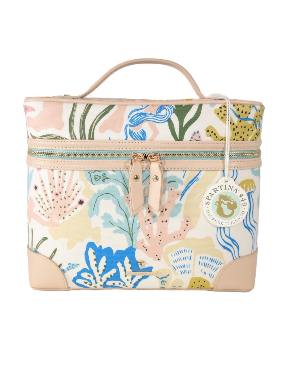 Spartina 449 Travel Accessory Train Case - Mermaid Sea- NWT